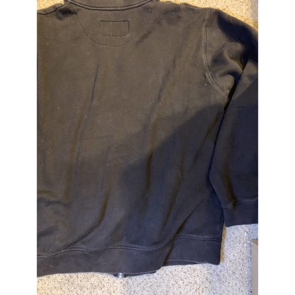 Reebok Full Zip Sweatshirt Red Black Size XLarge Mens Heavyweight 1979 - Picture 8 of 8